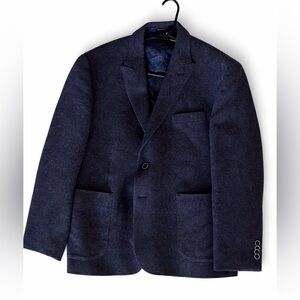Joseph Abboud Navy Camouflage Blazer